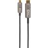 MicroConnect USB-C HDMI fiber cable 10m
