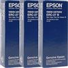 Epson Cartuccia Nastro Genuine Erc-27B-3 per stampanti POS: Tm-290 / Tm-U295 M-290 - Lotto di 3 1 Nero