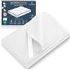 BARBONS Coprimaterasso 200x200 cm OEKO TEX Copri Materasso 4 Angoli Elastici Impermeabile