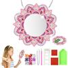 KAHOUI Specchio per pittura a diamante 5D, kit per il trucco con mandala, kit per pittura a diamante per bambini fai da te, regali per ragazze dai 5 ai 12 anni per decorare le pareti di casa
