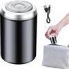 TocaFeank Rasoio Elettrico Sopamis M-ini | Rasoi Elettrici Portatili Piccoli Uomo | Strumento Rifinitore Per Baffi Ricaricabile Tramite USB Con Rete Elastica A Doppio Anello | Rasoi Elettrici Tascabili
