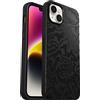 OtterBox Cover per iPhone 14 Plus Symmetry+ con MagSafe, resistente a shock e cadute;sottile, testata 3x vs le norme MIL-STD 810G, protezione antimicrobica, Nero/Fabric