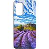 Mixroom - Cover Custodia Back Case in TPU Silicone Morbida per Motorola Moto Edge 20 PRO Fantasia Campo di Lavanda N1111