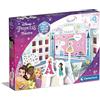 Clementoni - 18727 - Disney Princess Theatre - Teatrino in Cartone da Costruire, con Principesse Disney, per Inventare Storie, Gioco Creativo Bambina 7 Anni - Made in Italy