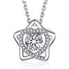 MomentWish Stella Moissanite Diamanti Collana, 1Ct Punto luce Collana Donna Ciondolo Regalo Festa della Mamma Argento 925 Solitario con Certificato Gra Gioielli Regalo per Donne Mama