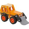 Small Foot Escavatore in Legno Certificato FSC 100%, Giocattolo con Pala Frontale, per Bambini dai 18 Mesi, 12447