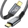OHBUYAGN 240W Cavo USB4 per Cavo Thunderbolt 4, Cavo USB C USB C 40Gbps Trasferimento Dati, 8K@60Hz, Cavo USB C Ricarica Rapida PD3.1 per Macbook Pro/iPad mini/Samsung/Huawei Mate(1.2M)