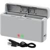 LYONGTECH Caricabatterie per Insta360 Ace,Ace Pro 2,Ace Pro,Battery Charger | Caricatore Ricarica 2 Batterie,Stazione di Ricarica Carica Batteria Accessori