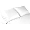 SpazioTessile Lenzuolo Con Angoli 180x210+H.25 cm Maxi Matrimoniale o Federe 100% Cotone 25 Colori (Panna, Coppia Federe)