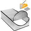 RELEDESA Sottotetto Scale Copertura Isolante con Cerniera Impermeabile, Retrattile Tenda Isolamento Coperture per Soffitta Scale Mansardate Porta con strumento di installazione (137 x 63 x 28 cm)