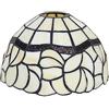JAMCHE Sostituzione paralume stile Tiffany da 8 pollici, paralume in vetro colorato floreale pastorale solo per lampade da tavolo, lampade a sospensione, applique, foro grande