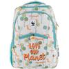 DOHE Zaino Scuola WWF Love Our Planet, Unisex-Bambini e Ragazzi, Multicolore, 28,5x40x12,5 cm