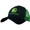 John Deere Cappellino da baseball da uomo, con logo John Deere, con retina nella parte posteriore Nero Taglia unica