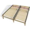 Sleepys Rete matrimoniale 160x190 ortopedica ed ergonomica in doghe di faggio, con portadoghe in Caucciù per una maggior elasticità e per garantire il corretto sostegno durante tutto il riposo.
