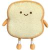 NatureMan Cuscino a forma di pane tostato,divertente cuscino di peluche a forma di pane, carino cuscino imbottito per divano,decorazione per la casa e la camera da letto per bambini e adulti (dorato)
