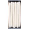 Nordring 12 candele a punta 2,3 x 25 cm crema - Certificate RAL, senza gocciolamenti e a basso fumo, circa 8 ore di durata - Decorazione da tavolo e portacandele