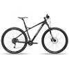 HEAD X-Rubi 1.0, Mountain Bike Unisex Adulto, Nero Opaco/Arancione, 44