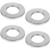 DBREAKS 4 Pcs Copri Tubi Termosifoni, Rosetta Acciaio Inox, Copritubo Termosifone, Collari per Tubi di Copertura, Rosetta Copri Foro Muro Per Rubinetti, Tubi, Tubi Del Radiatore(34mm)