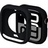 Miimall Custodia per Apple Watch Serie 10 42mm, Custodia Protettiva in TPU, Custodia Sottile Antiurto senza Pellicola Protettiva, Cover con Cornice Morbida per Apple Watch 42mm Serie 10, Nero