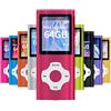 Mymahdi - Lettore MP3/MP4, con schermo LCD da 4,5 cm e slot per schede di memoria, supporta massimo 128 GB, colore: rosso