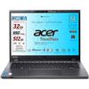 acer, notebook, Intel I5 1335u, Ram 32Gb, Display FHD+ WUXGA da 14 (1920x1200), SSD Pci 512Gb, Hdmi, Lan, Bt, Usb Thunderbolt 4.0, Fingerprint, Tastiera retroilluminata, Win 11Pro, preconfigurato