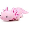 Tiny Heart Axolotl Peluche 51cm/20 Axolotl Realistica Peluche Animale Adorabile Regali Morbidi e Carini Axolotl Peluche per Bambini Ragazzi e Ragazze Axolotl Giocattoli Peluche per bambini Rosa