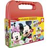 Educa - Puzzle Topolino Disney Valigetta | 4in1 Progressivo 12/16/20/25 pezzi | Mickey, Disney | dai 3 anni (16505)