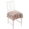Generic 2 Cuscini 40x40 con Lacci Panama per Interno ed Esterno sfoderabile con Zip in Cotone Tinta Unita (TORTORA), C00001