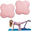 DAWRIS Set di 2 ginocchiere per yoga, antiscivolo, per pilates, 20 x 20 cm, supporto per ginocchia, mani, polsi e gomiti per yoga, fitness, pilates