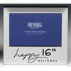 Shudehill Giftware 12,7 x 8,9 cm Happy 16th Birthday Photo Frame Birthday Gift Present 72416