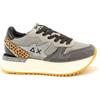 SUN68 Z44218 Sneakers Con Lacci In Tessuto/camoscio Donna GRIGIO MEDIO 38