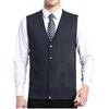Mymyguoe Gilet invernale in lana da uomo, cardigan, tinta unita, scollo a V, senza maniche, lavorato a maglia, in lana lavorata a maglia, con bottone, gilet invernale, Gy1, XL