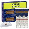 LUXPAKS Squeezer compatibile con 3D White Advanced Glamorous White Teeth Whitening Toothpaste, 3,3 oz, confezione da 3