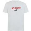 AC Milan T-Shirt Culture Tee, Maglietta in Cotone, Adulto, XL