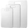 AstraGlam Set di taglieri in titanio 25 x 15 cm - Premium Titanium Cutting Board - Tagliere di alta qualità in pietra per cucine moderne - acciaio inox e metallo