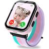 PTHTECHUS Smartwatch Bambini 4G, Orologio Smartwatch per Bambini con GPS, SOS, Modalità Scuola, Video chiamate, Fotocamera, Smart Watch Bambini 5-12 Anni Regalo