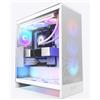 Nzxt Case Nzxt H7 Flow Rgb 2024 Mid-Tower ATX Airflow Vetro temperato con ventole Rgb Bianco [CM-H72FW-R1]