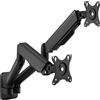 Equip Supporto da parete 17"/32" Equip per doppio monitor Nero [650138]