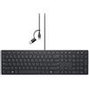 Dell Tastiera Dell KB525C cablato/qwerty/Usb/Nero [KB525C-IT-EMEA]