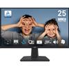 Msi Monitor LED 24.5'' Msi Pro MP251 Full HD 1920x1080p/4ms/Classe E/Nero [PRO MP251]