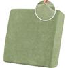 BXFUL Copriseduta Divano Elasticizzato in Ciniglia Fodera per Cuscino ad Alta Elasticità Cuscino per Divano Fodera per mobili Coprisedile per Divano Fodere per Cuscino (Grande 1 Posto,Verde)