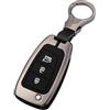 Sucxyor Compatibile con Hyundai Custodia Portachiavi i30 i30n i35 i40 ix35 NX4 Solaris Elantra Tucson Kona Azera Sonata Genesis Accent Celesta Coperchio Portachiavi Chiave Custodia Telecomando