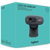 Logitech C270 Webcam HD 720p 30FPS Microfono Integrato Videochiamate Skype/Zoom