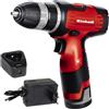 Einhell TH-CD 12 Li Trapano avvitatore a batteria (12 V, 1,3 Ah, Li-Ion stilo, giri al min. 0-400, torsione 22 Nm, incl. caricabatteria)