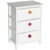 Armonia Cassettiera 3 cassetti con bottini in legno armonia 40x29x58 cm