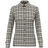SALEWA FANES FLANNEL 5 POLARLITE CAMICIA DONNA OATMEAL BLACK OUT