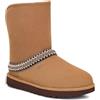 UGG Classic Short Crescent, Stivali alla Moda Donna, Chestnut, 39 EU