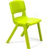 . Sedia Scuola Infanzia "Postura+" - Linea CAM - H 30 cm - Verde Lime