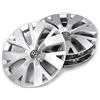 Volkswagen 2GM071456 Copricerchi (4 Pezzi), Cerchioni in Acciaio da 16 Pollici, Argento Brillante