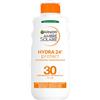 Garnier Ambre Solaire Hydra 24h Latte Solare Protettivo ed Idratante Spf 30 200 ml